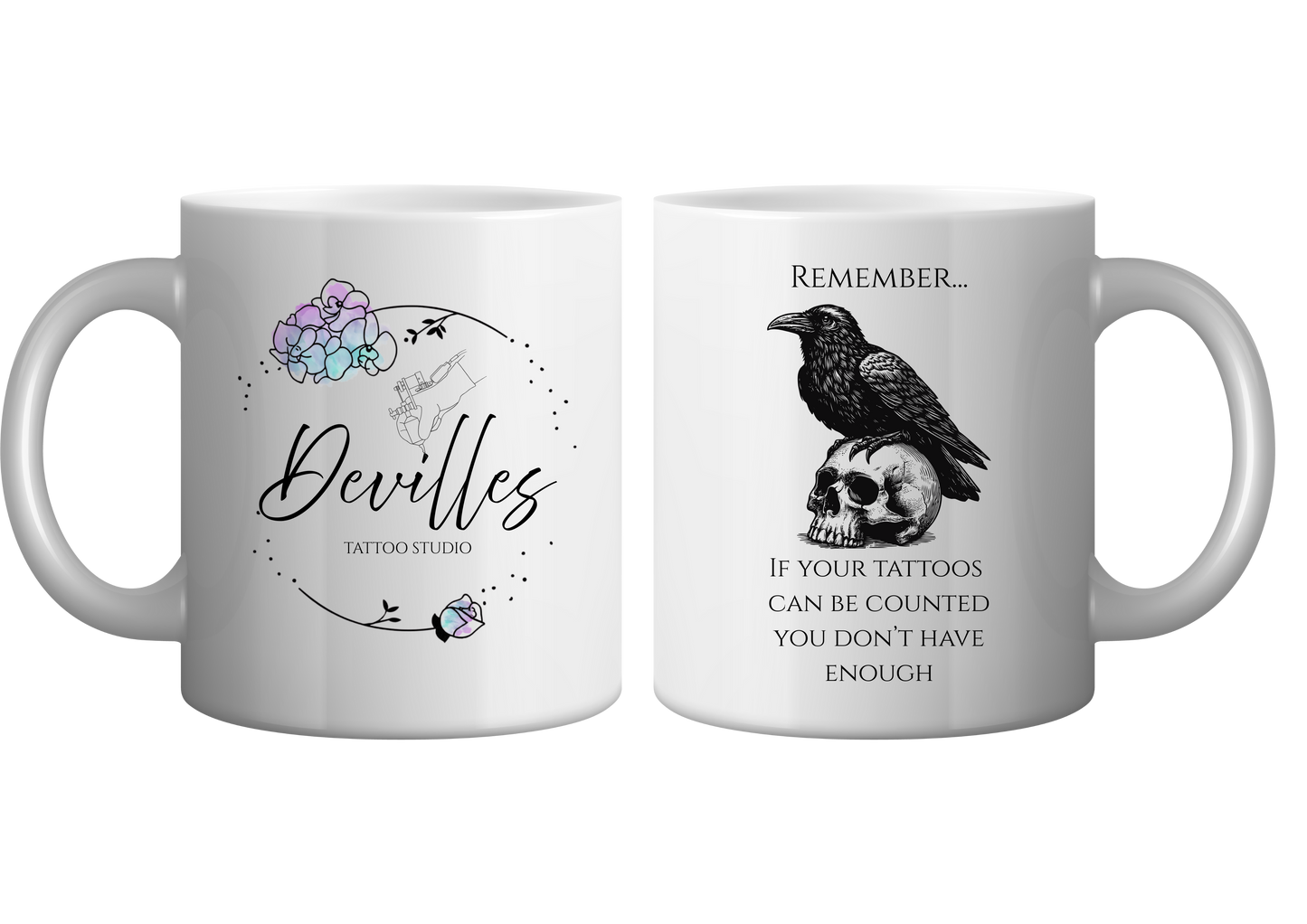 Devilles Mug - If Your Tattoos Can Be Counted