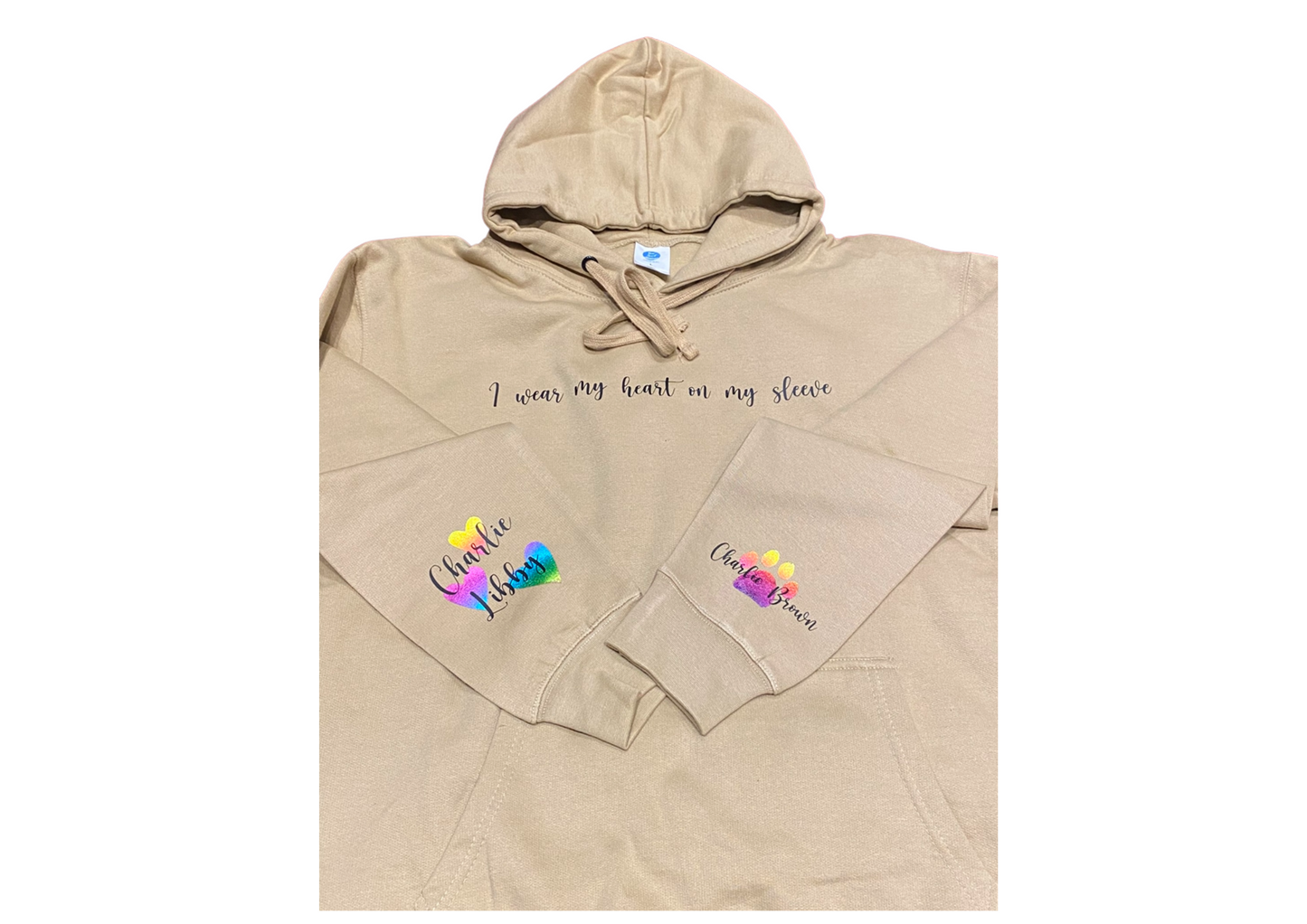 I Wear My Heart On My Sleeve Hoodie