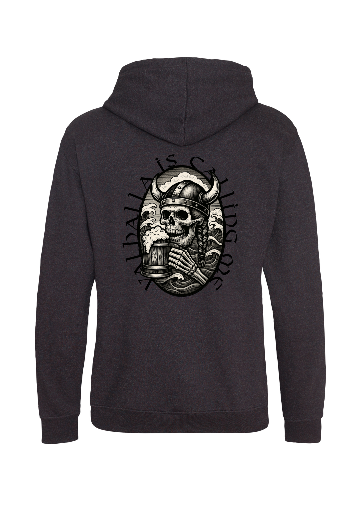 Viking Skull & Helmet Hoodie