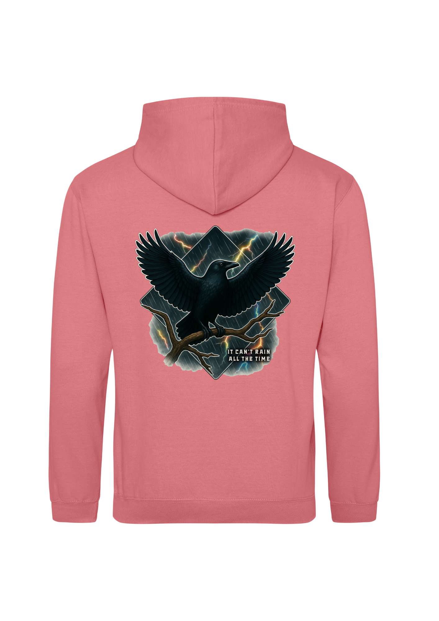 It Can't Rain All The Time Crow Hoodie