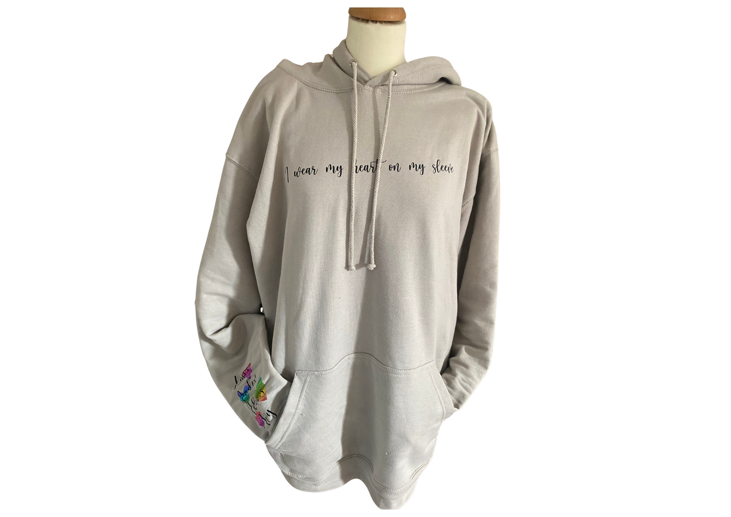 I Wear My Heart On My Sleeve Hoodie