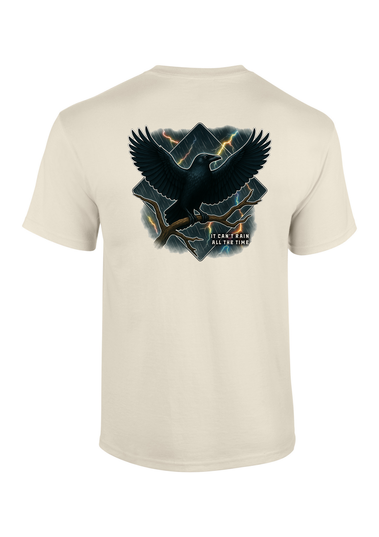 It Can't Rain All The Time Crow T-shirt