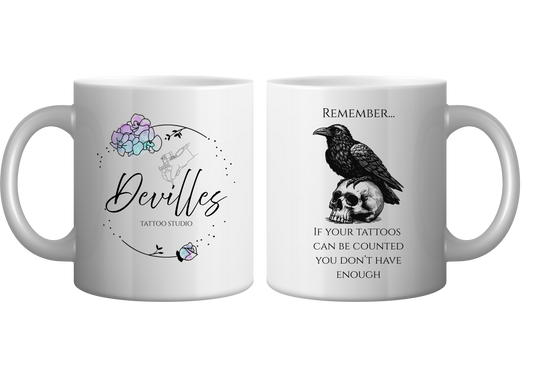 Devilles Mug -  If Your Tattoos Can Be Counted