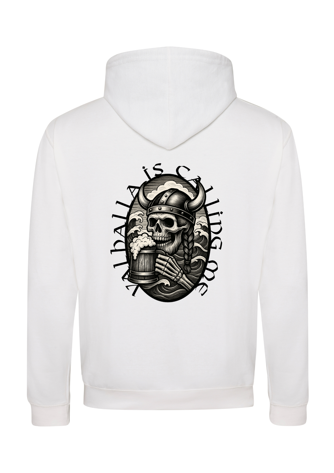 Viking Skull & Helmet Hoodie