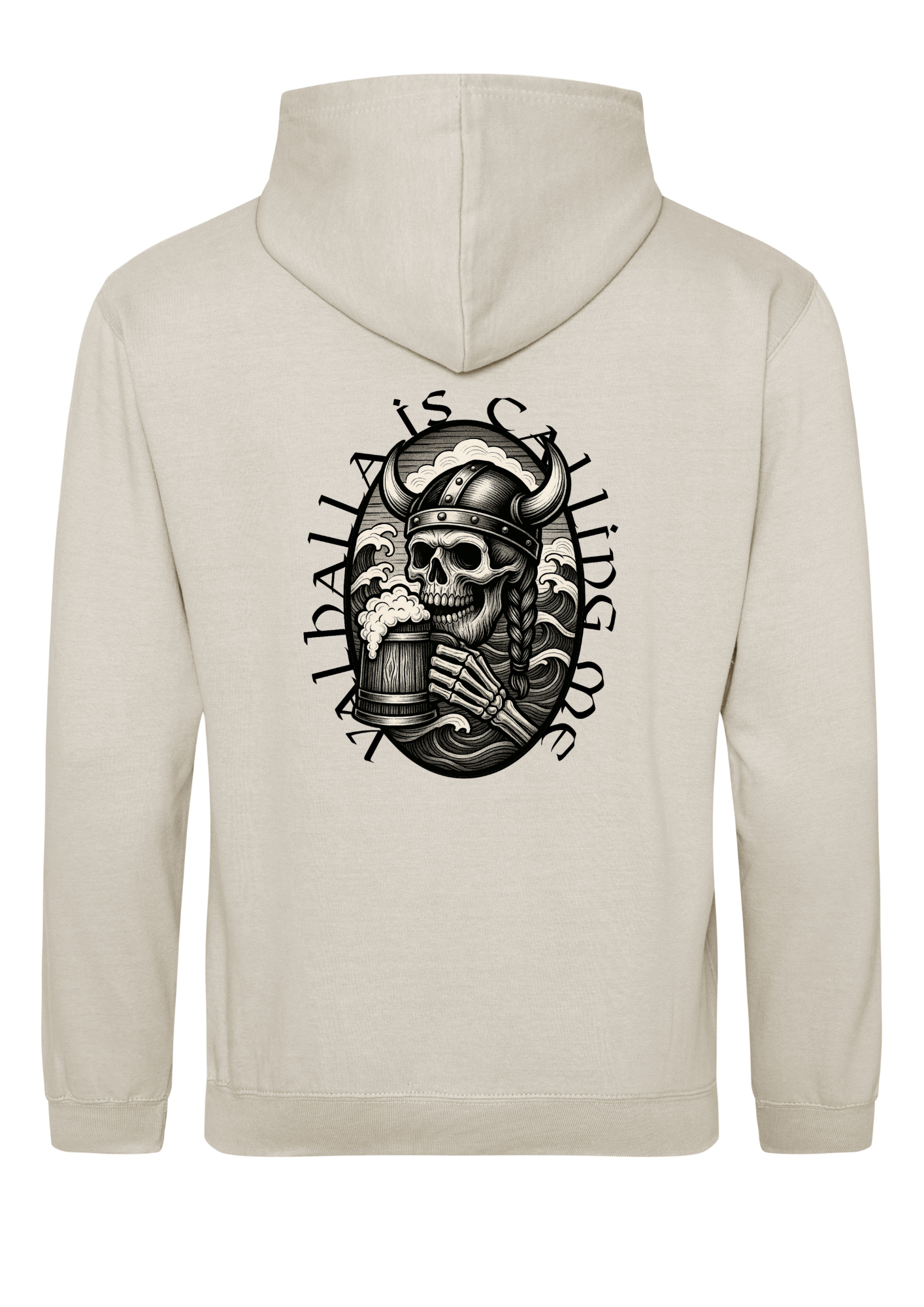 Viking Skull & Helmet Hoodie